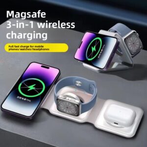 Caricatore Wireless 3-in-1 Magnetico 15W